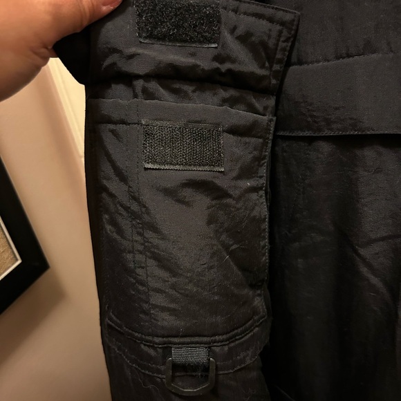 Vintage Men’s Karl Kani Gold Black Winter Coat Sz Med - Picture 4 of 10